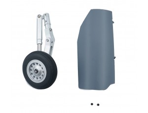 Xfly-Model Alpha Grey 80mm EDF Jet Main Landing Gear Part With Gear Door - Right